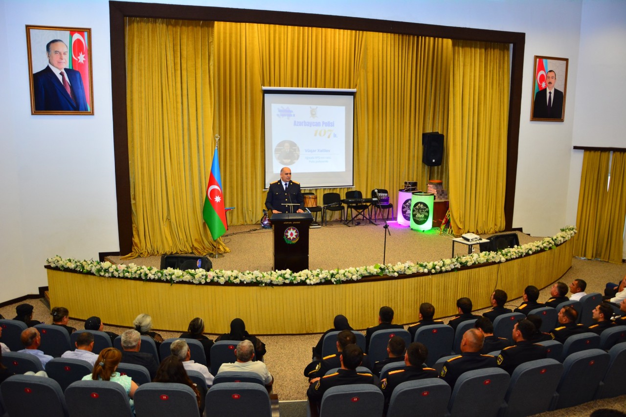 Polis Günü Ağstafada qeyd olunub - FOTOLAR